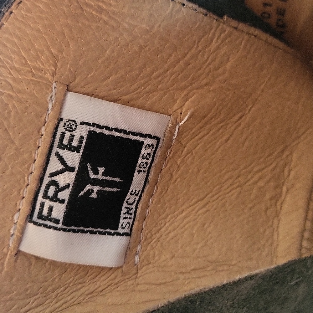 Frye  Black Zip-Up Boots WO's Size 7 EUC - Picture 9 of 12